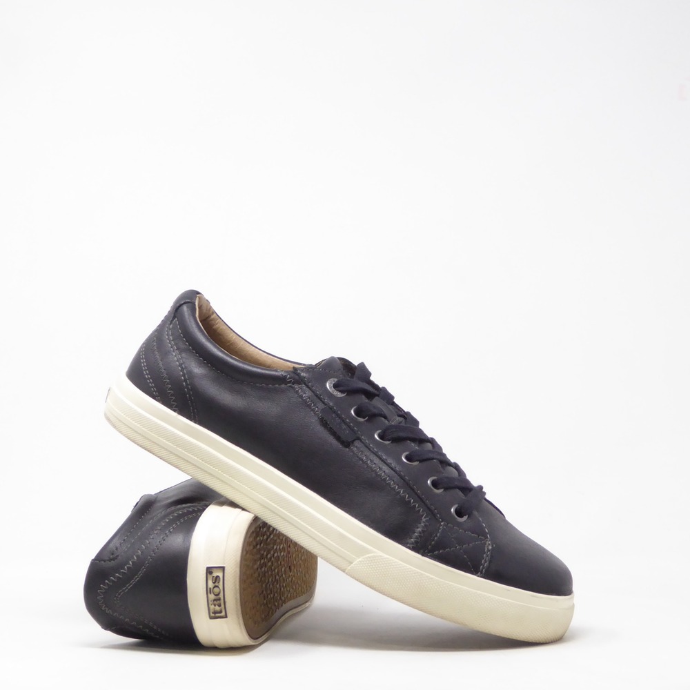 Taos Women Shoes Sneakers Black Plim Soul Lux PLX Leather Size 10.5